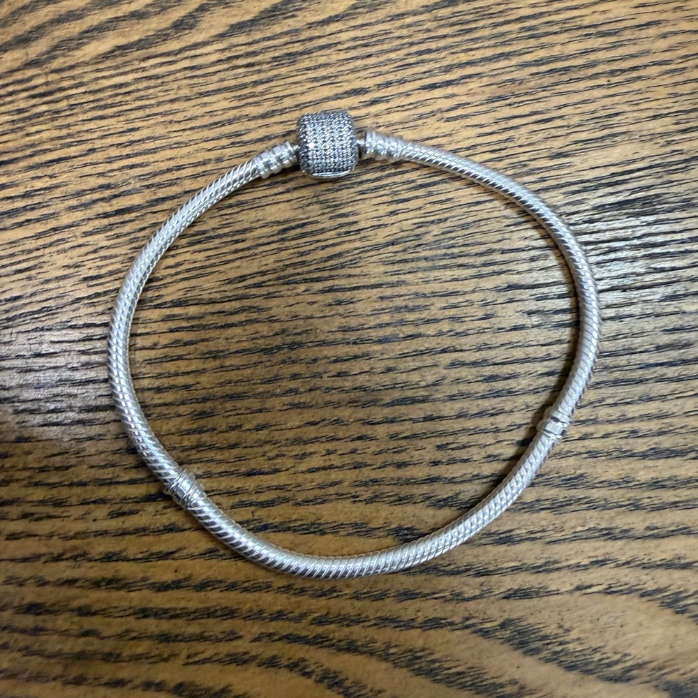 Sterling Silver Pandora Bracelet 8”